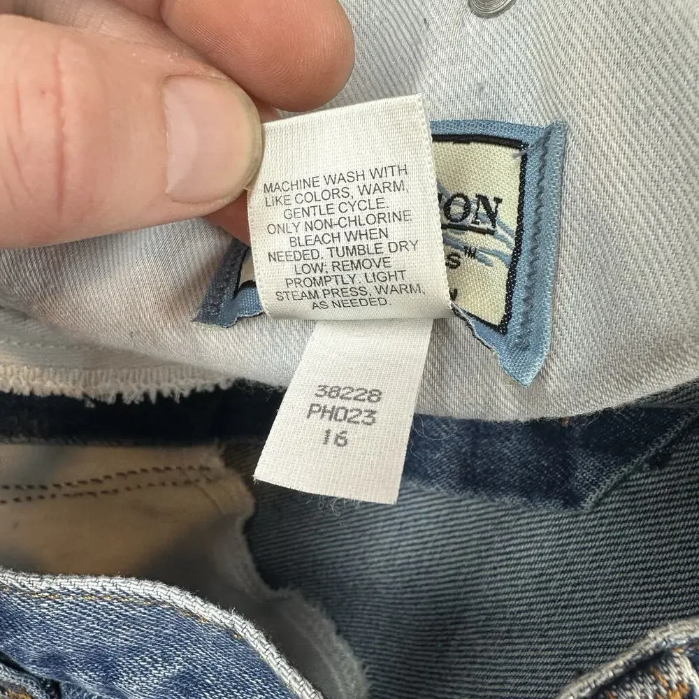 Pendleton Originals Women’s Petite 16 Jeans High Rise Straight Leg Vintage